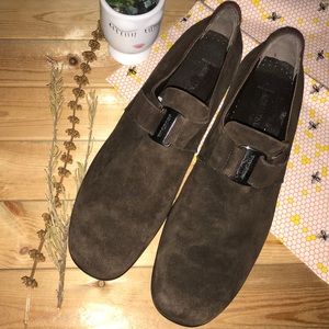 Aquatalia Brown Suede Shoes Size 12